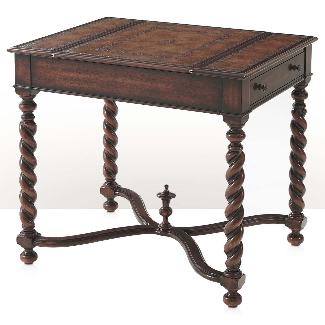 Theodore Alexander Tables 5200002BN William and Mary Game Table Baer